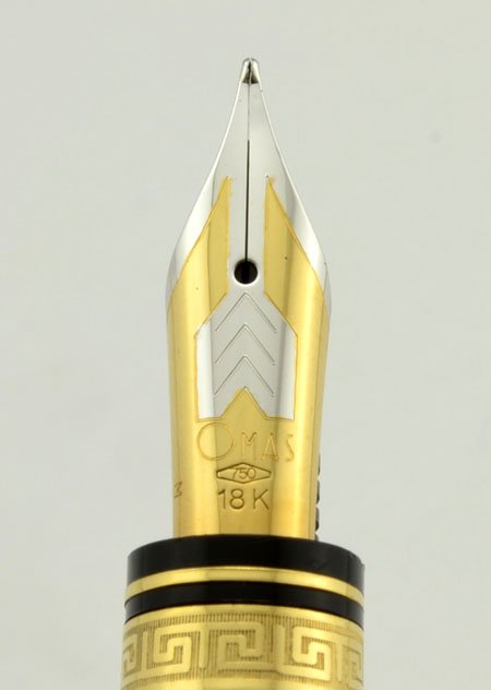 Omas A.M. 87 Fountain Pen - Oversized, Briarwood Red Tabac, Medium